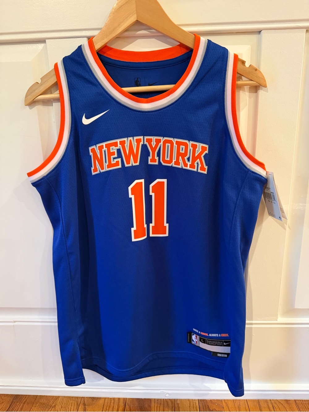 NY Knicks Nike Jalen Brunson Basketball Jersey